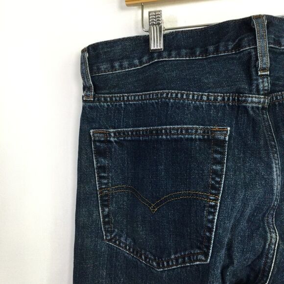 Levi's 527 Mens Slim Leg Jeans Dark Wash Blue Size 36X32 - Picture 16 of 16